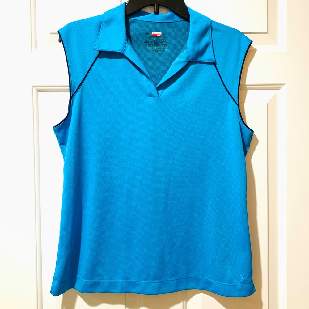 Golf Tennis Riding Performance Sleeveless Shirt Ladies size L